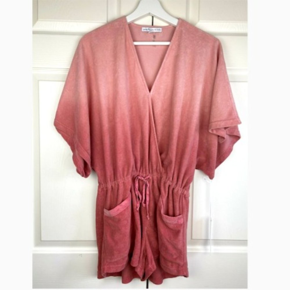 Young Fabulous & Broke Terry Cloth Ombre Romper XS